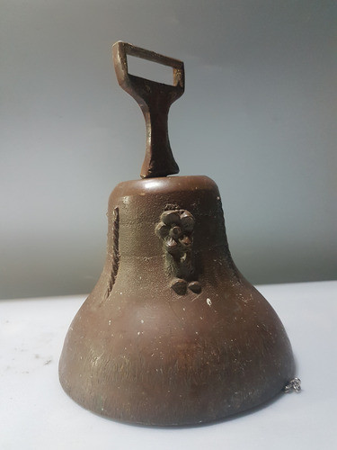 Antigo Sino Em Bronze Lindamente Trabalhado 1kg - 17cm 0