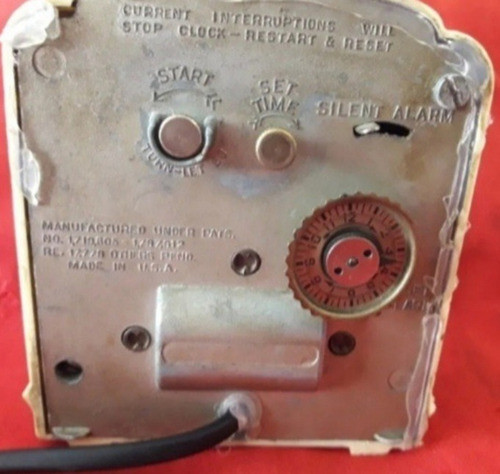 Reloj Antiguo De Mesa, Hammod Synchnous Funciona. 1