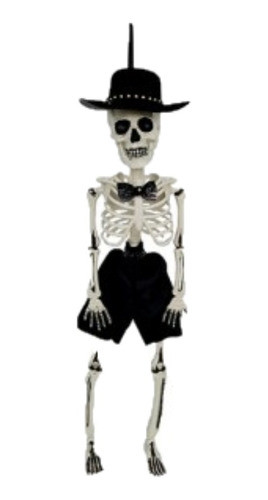 Colgante Esqueleto Elegante - Decoración Halloween 0