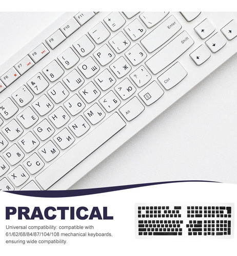Tampa De Teclado Keycaps Low Profile Pbt 1