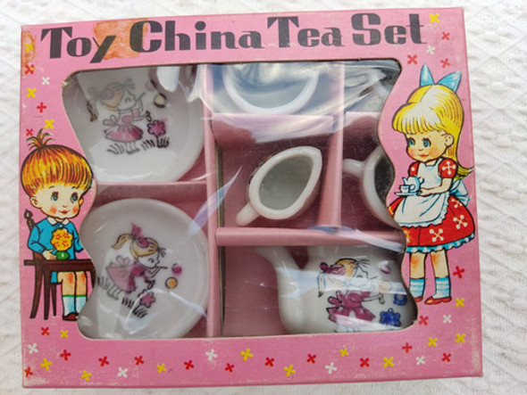 Juego De Te Japonés Vintage 70's Toy China Tea Set 7 Piezas 0 Juego De Te Japonés Vintage 70's Toy China Tea Set 7 Piezas 0