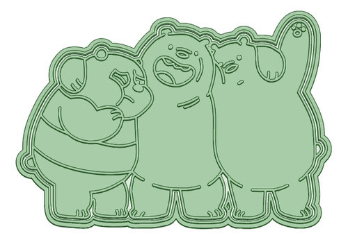 Osos Cortante Para Galletas 0