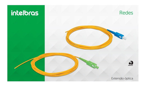 10 Extensao Fibra Optica Intelbras Xfe2 Scom Apc Sm 2mm 3m 0