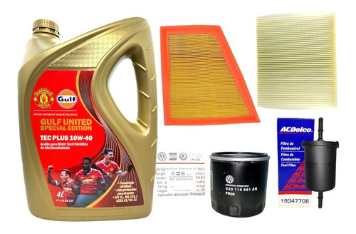 Kit Service Vw Suran Voyage Fox Gol Trend Aceite + 4 Filtros 0