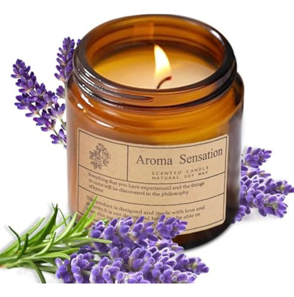 Velas Perfumadas, Velas De Lavanda Para El Hogar, 0