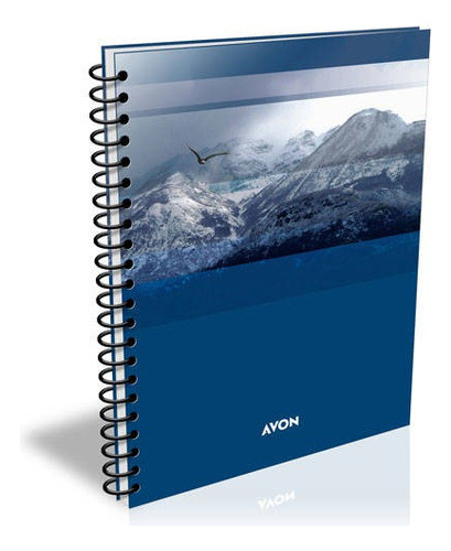 Cuaderno Espiral Avon A4 Rayado 84 Hojas Paisajes 0