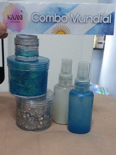 Maquillaje Glitters Combo Mundial 1