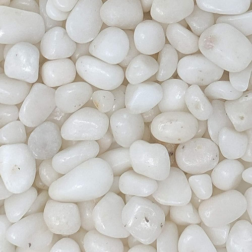 Midwest Hearth Natural Decorativo Pulido Guijarros Blancos P 0