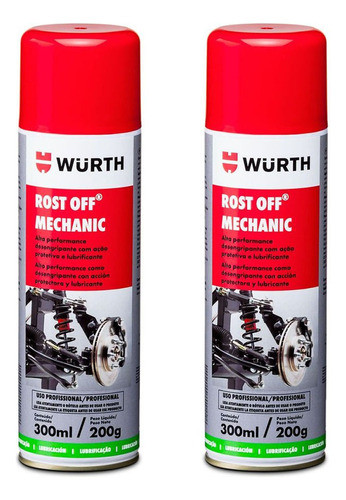Kit 2 Rost Off Wurth Desingripante Lubricante Anticorrosivo 0