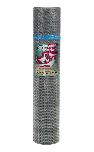 Tela Viveiro Morlan Malha Tipo 1/2 Fio Bwg24 Altura 1,20mt 0
