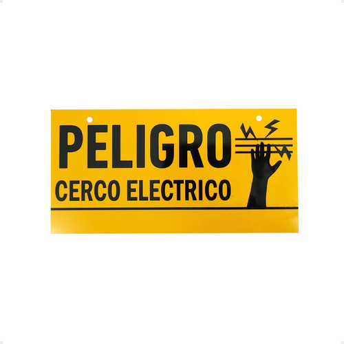 Cartel Advertencia Cerco Eléctrico X50 Unidades Homologado 0