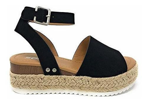 Clip De Soda Para Mujer Casual Alpargatas Recortar Forma Pla 1