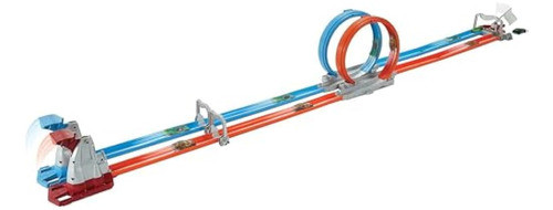Hot Wheels Doble Bucle Dash Drag Racing Con 2 0
