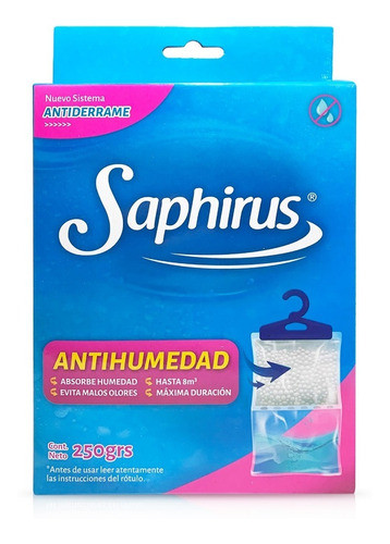 Percha Antihumedad Saphirus 285g 0