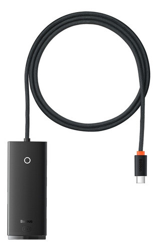 Hub Tipo C 4 Portas Usb 3.0 Baseus Rápido 5gbps Cabo 1 Metro 0