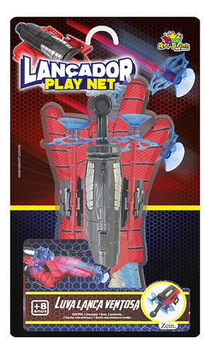 Luva Lançador Teia Aranha Brinquedo Infantil Dardo 1