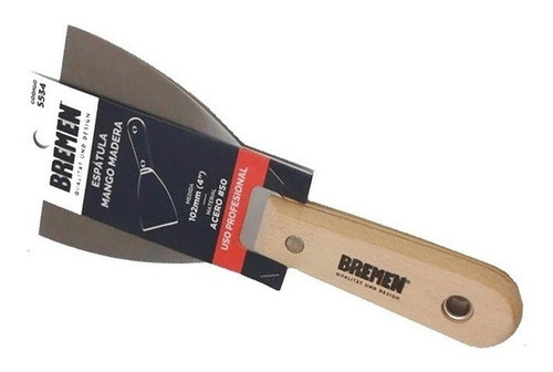 Espatula 102mm 4 PuLG Cabo De Madera Bremen® 5534 0