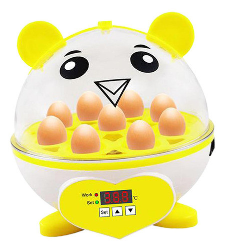 Incubadora Portátil De 9 Ovos Incubadora Elétrica Com 1