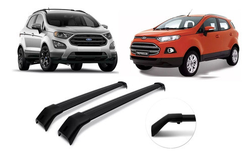 Barras De Techo Color Negro Ecosport 2013= 0