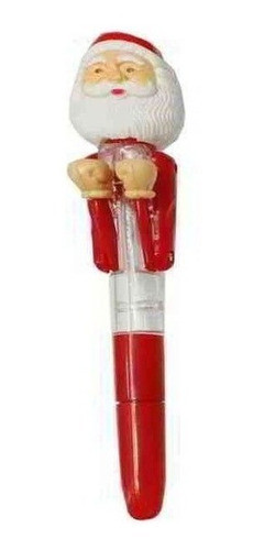 Lapicero De Santa, Papa Noel Con Movimiento Y Luz 0