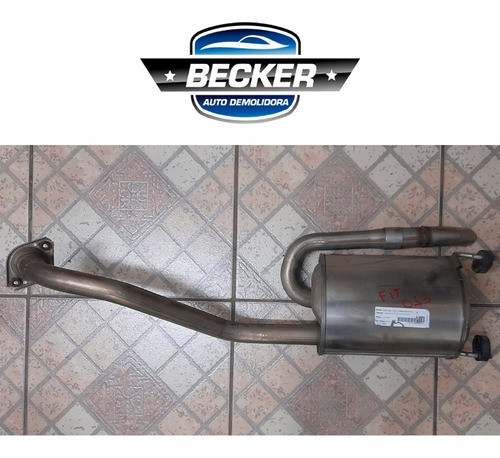 Abafador Silenciador Traseiro Honda Fit 2013 0