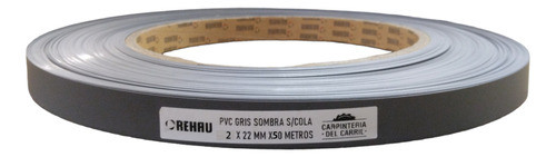 Tapacanto Rehau Pvc Gris Sombra 2 Mm X 22 Mm X 50m Egger 0