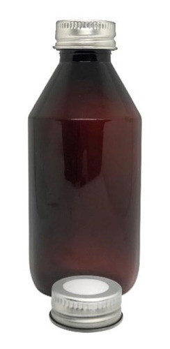 Frasco Vidrio Difusor Con Tapa 200 Cc Ambar Botella X30 0