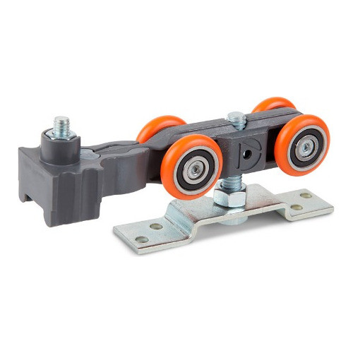 Sistema Corredizo Puerta Dn80 Ducasse + Riel Aluminio 2mts 0