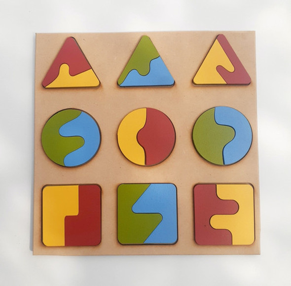 Encaje Formas Geométricas Correctoras  X 9 Figuras 1