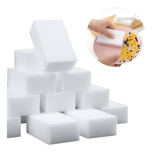 Esponjas De Limpieza Multisuperficie De Melamina Pack 30 0