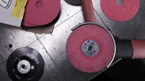 Disco Lija 115mm Gr36 Estrella Fibra P/ Acero Inox Klingspor 1