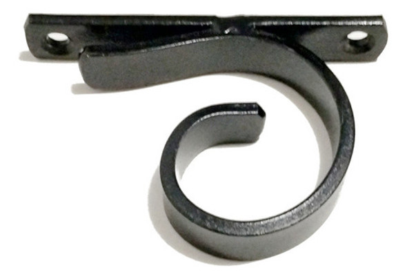 Soporte Cortina Hierro 33mm Simple 1