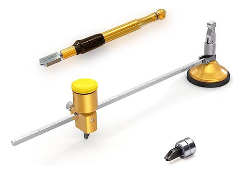 Cortador De Circulos De Vidrio Uso Profesional 60cm Diam Met 0