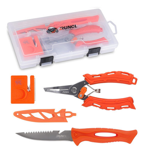 Kit Herramienta D/pesca Runcl Juego Cuchillos 4pcs 0