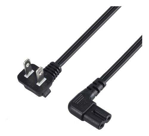 Vseer 18 Awg - Cable De Alimentacin En Ngulo De 2 Ranuras Si 0