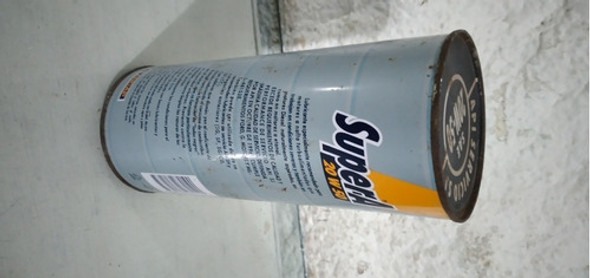 Antiguo Vintage Lata Chapa Aceite Ancap 20 W50 Sin Abrir 1