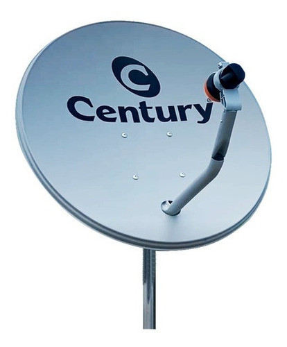 Antena Parabólica Century 60cm Banda Ku 5g Com Lnb Duplo Max 1