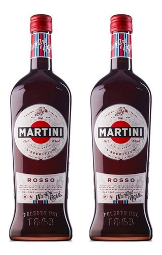 Martini Rosso 1l X2u. Zetta Bebidas 0