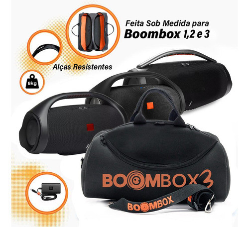 Case Bolsa Capa Compatível Com Nova Jbl Boombox 3 Envio Já 1