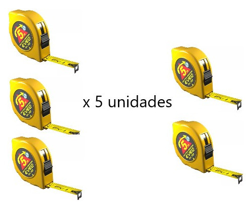 Cinta Metrica Evel De 5 Mt Articulo 505 X 5 Unidades 1