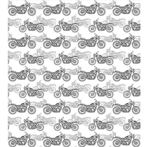 Juego De Funda Nórdica Para Motocicleta Ambesonne, Ilustraci 1