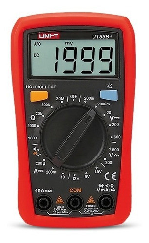 Multímetro Digital De Mano Marca Uni-t Ut 33 B Plus 1