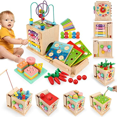 ~? Momok Activity Cube Juguetes Educativos De Aprendizaje Pa 0