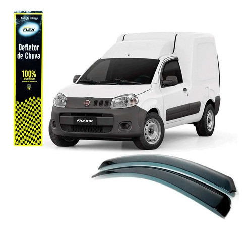 Calha Defletor De Chuva Fiat Fiorino 2014 A 2020 2 Portas 1
