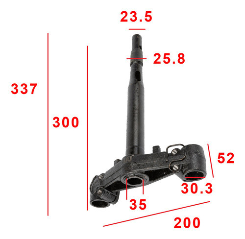 Barra De Direccion Motomel Vx150 W Standard 1