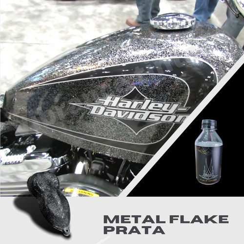 Verniz Metal Flake Prata 225ml 1