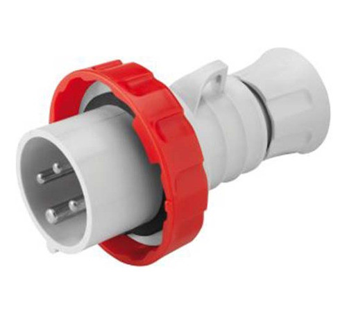 Ficha Industrial 3p+t 32a 380v Ip67 Roja 0