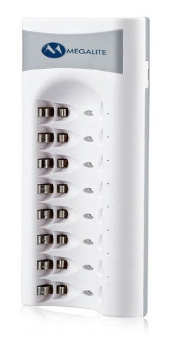 Cargador Inteligente Para 8 Pilas Aa-aaa P808-u Usb Megalite 1