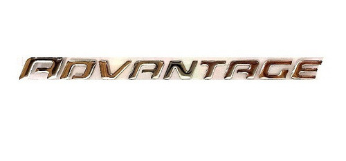Emblema Advantage Resinado Cromado 16 Chevrolet Gm S10 2017 0