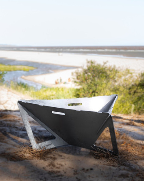 Fogon Con Parrilla Celta En Acero Eko Varmo 1